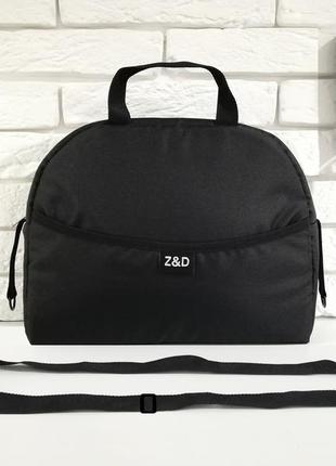 Сумка на коляску z&d з ручками чорна