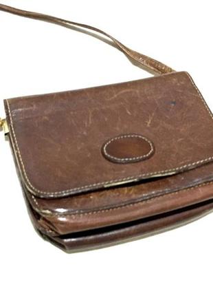 Сумочка под старину кожа винтаж