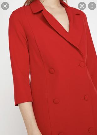 Платье пиджак красное жакет сукня червона koton2 фото