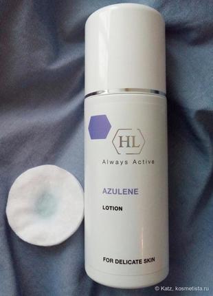 Тонизирующий лосьон для всех типов кожи holy land azulen lotion