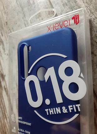 Xiaomi redmi note 8t защитный чехол бампер x-level matte case 9