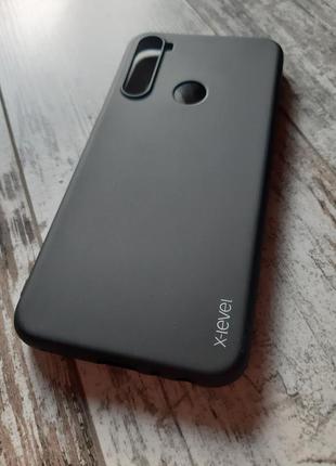 Xiaomi redmi note 8t захисний чохол бампер x-level matte case6 фото