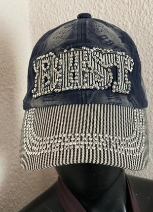 Бейсболка джинсовая женская бейсболка кепка jeans панама