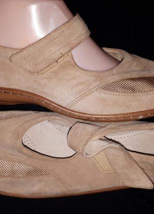 8р-27.5 замша туфли jenny by ara