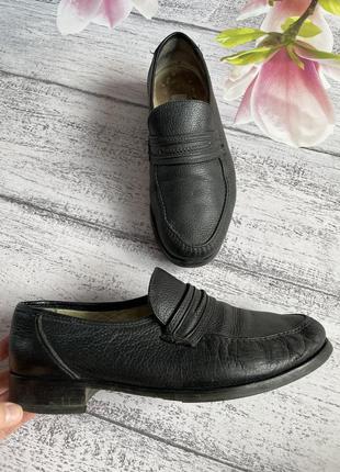 Крутые кожаные слипоны туфли мокасины soof размер 43