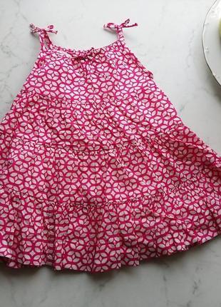 Нежное пышное платье сарафан с трусиками gap на 3-6 месяцев