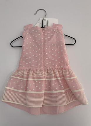 Рожева сукня для дівчинки mayoral 6м(68см)3 фото