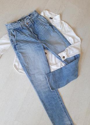 Красивые джинсы высокая посадка