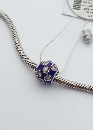 Срібна підвіска в стилі пандора