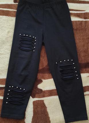 Трикотажные бриджи для девочки 8-11 лет