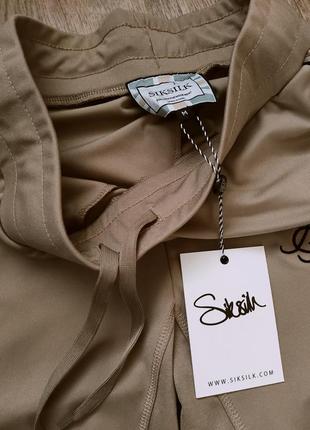 Чоловічі зональні спортивні штани джогеры sik silk бежеві5 фото