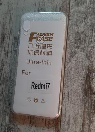 Xiaomi redmi 7 фірмовий чохол ультратонкий.