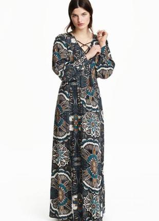 Шикарное платье-макси h&m