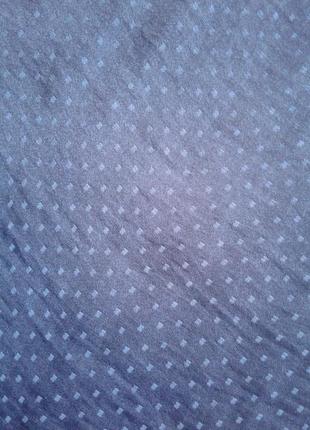 Шовкова блуза топ vero moda короткий рукав темно-синя р м5 фото