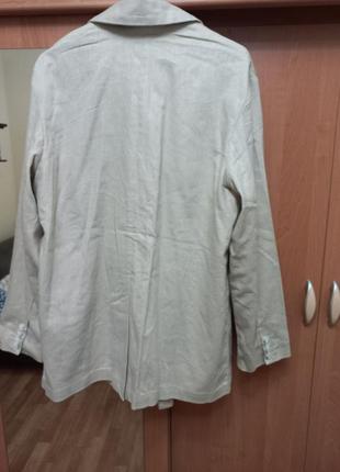 Продам летний льняной пиджак levi's (l) оригинал2 фото