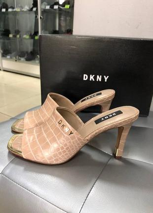 Босоніжки туфлі мюлі сабо dkny оригінал1 фото