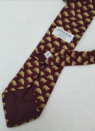 Шёлковый галстук в ёжики privat collection3 фото