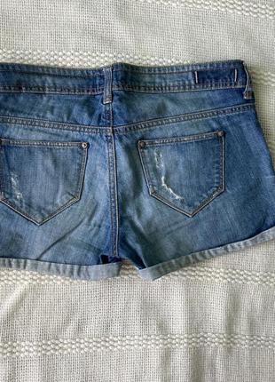 Джинсовые шорты bershka, шорты женские, жіночі шорти, стильні джинсові шорти2 фото