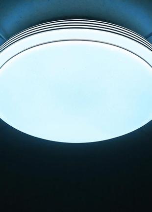 Світлодіодна люстра світильник з регулюванням яскравості світла і пультом д. у.4 фото