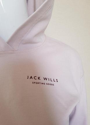 Вкорочена спортивна кофта з капюшоном jack wills4 фото