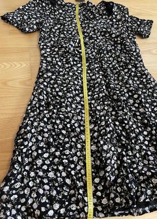 Шикарное платье сарафан в цветочный принт8 фото