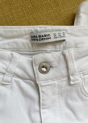 Белые джинсы zara и подарок2 фото