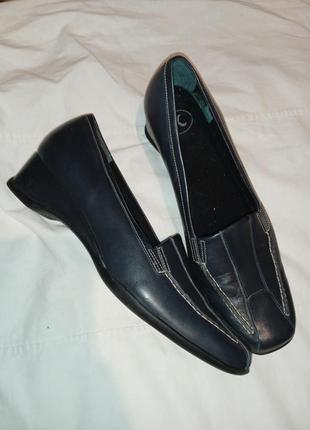 Мокасины из натуральной кожи / женская обувь / туфли на низком ходу