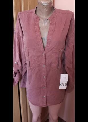 Сорочка рубашка блузка  zara
