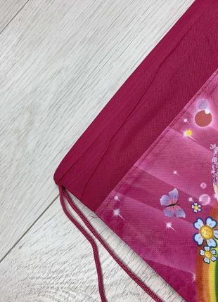 Рюкзак - сумка для сменной одежды для игрушек в песочницу и на пляж , в сад и школу barbie барби2 фото