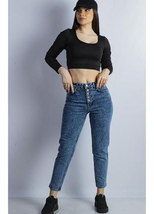 Джинсы mom fit. джинсы мом