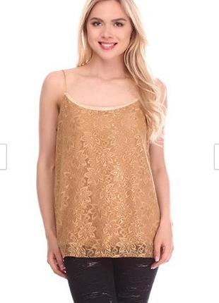 Ажурна ніжна майка