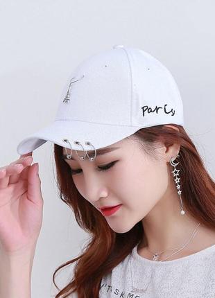 💜 стильно кепка бейсболка з кільцями