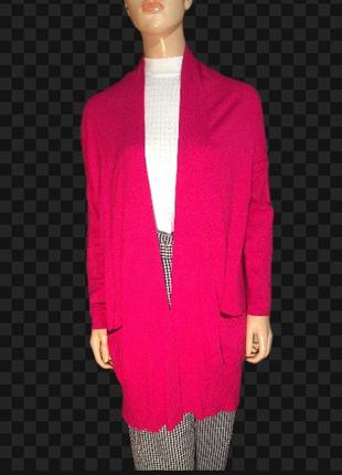 Вискозный кардиган длинный,удлинённый,кофта с кармашками,свитер,накидка1 фото