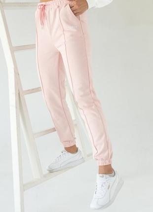 Спортивні штани з написом lurex