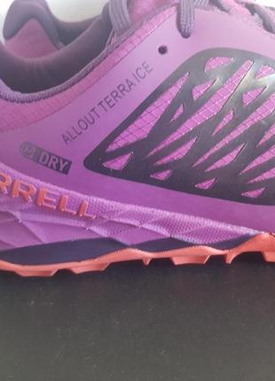 Жіночі туристичні кросівки merrell all out terra ice waterproof unifly purple4 фото