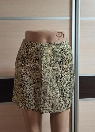 Спідниця в зміїний принт miss selfridge