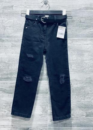 Чорні джинси для дівчинки
