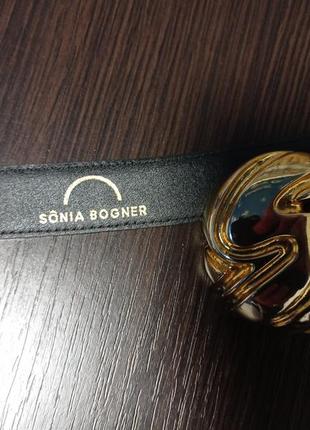 Sonia bogner брендовий шкіряний ремінь,італія,об'єм 75см3 фото
