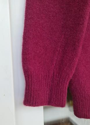Шерстяной бордовый свитер, woolovers3 фото