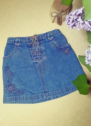 Юбка с прошвой