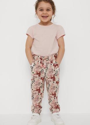 Летние летние джоггеры джоггеры брюки гарнимы гаремки h&amp;m 5-6 110-116 вискоза