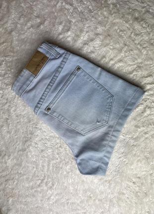 Светлые джинсовые шорты шорти  gina tricot6 фото