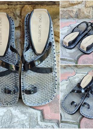 Дизайнерские креативные шлепанцы post scriptum future футуристические тапочки сланцы бразилия