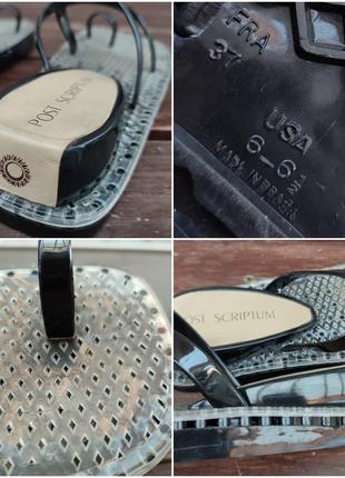 Дизайнерские креативные шлепанцы post scriptum future футуристические тапочки сланцы бразилия