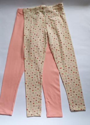 Лосини для дівчинки рожевого кольору primark 128см
