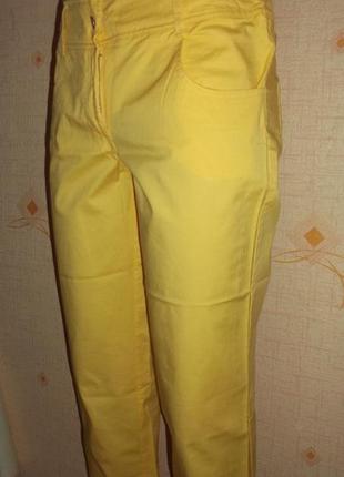 Яркие летние бриджи цвет года, вышивка. р. l - inscene распродажа