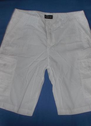 Шорты белые хлопок карманы на кнопках. р.l - inscene распродажа германия