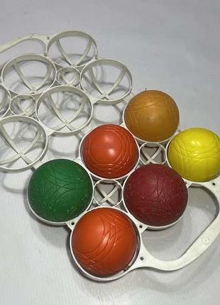 Шары пластмассовые с жидкостью, 6 штук, 7,5 см. depose, сост. очень хорошее