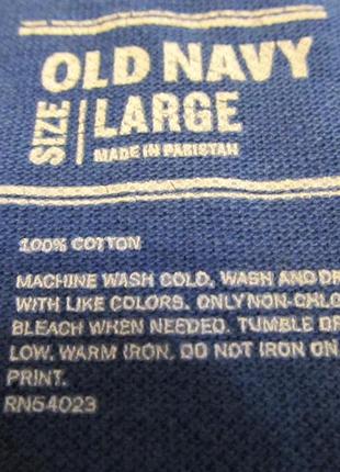 Old navy чоловіча футболка поло р. 50-52 100% cotton5 фото