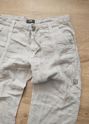 Мужские льняные брюки карго от ice icebrg размер 33 оригинал тунис4 фото